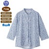 822115-11 822115 7分袖スナップ釦前開きTシャツピンクM～L ケアファッション 75279727