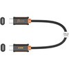 JUCX26L10 USB-C to USB-C 240W 高耐久、柔軟ダブル編組、急速充電ケーブル1m j5 create 75283629