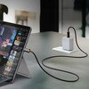 JUCX26L10 USB-C to USB-C 240W 高耐久、柔軟ダブル編組、急速充電ケーブル1m j5 create 75283629