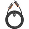 JUCX26L20 USB-C to USB-C 240W 高耐久、柔軟ダブル編組、急速充電ケーブル2m j5 create 75283647