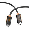 JUCX26L20 USB-C to USB-C 240W 高耐久、柔軟ダブル編組、急速充電ケーブル2m j5 create 75283647