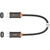 JUCX26L20 USB-C to USB-C 240W 高耐久、柔軟ダブル編組、急速充電ケーブル2m j5 create 75283647