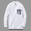 レイヤード風長袖Tシャツ(裏綿) VILEA
