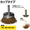 - 六角軸ワイヤーブラシセット 東安 75335621