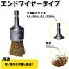 - 六角軸ワイヤーブラシセット 東安 75335621