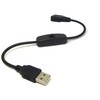 給電専用 USB Type-A用通電スイッチ タイムリー