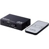 DH-SW4KP21BK HDMI切替器 2～5ポート 入力 出力×1 PC ゲーム機 マルチディスプレイ ミラーリング 専用リモコン付き エレコム 75353313