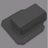 SFMEF4W 壁面用配線モール ニュ-・エフモ-ル エンド フランジ型 4号 マサル工業 75368329