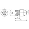 9605 285.020 9605_3Dプリンター用ノズル DIANOZ Pro MK8 フィラメント径2．85mm用 グーリング 75377210
