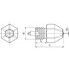 9607 175.060 9607_3Dプリンター用ノズル DIANOZ Pro Raise3D フィラメント径1．75mm用 グーリング 75377325