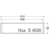 HAX2-8520N プレート正面付タイプ ステンレス無地 光 75381620