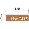 HAX7415BN プレート正面付タイプ アルミブロンズ無地 光 75381778