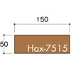 HAX7515SN プレート正面付タイプ アルミヘアライン無地 光 75381848