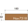HAX7518BN プレート正面付タイプ アルミブロンズ無地 光 75381857
