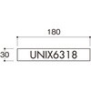 UNIX6318N プレート正面付タイプ 光 75385235