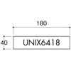 UNIX6418N プレート正面付タイプ 光 75385278
