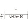 UNIX6420N プレート正面付タイプ 光 75385287
