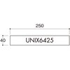 UNIX6425N プレート正面付タイプ 光 75385296