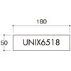 UNIX6518N プレート正面付タイプ 光 75385321