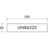 UNIX6525N プレート正面付タイプ 光 75385339