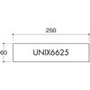 UNIX6625N プレート正面付タイプ 光 75385375