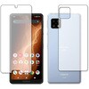 n9bc-lssm06-mc002931 液晶保護フィルム SHARP AQUOS sense5G (SH-53A SHG03) [両面セット] 対応 高硬度9H ブルーライトカット反射防止 互換品 メディアカバーマーケット 75390370