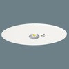 リニューアル用 天井埋込型 LED(昼白色) 非常用照明器具 30分間タイプ・LED中天井用(～6m) 自己点検スイッチ付・リモコン自己点検機能付/埋込穴Φ200 Panasonic(パナソニック)