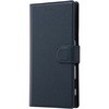 Xperia XZs 手帳型 シンプル マグネット/ダークネイビー レイ・アウト