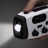 800-LED100 LEDライト 多機能防災ラジオ付き 手回し/USB/ソーラー対応 サンワダイレクト 75418160