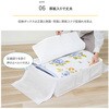 623-60 一体型圧縮ボックス 毛布用 ホワイト 2個組 アストロ 75424031