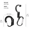 210011-010 Aid カラビナ型フック ヒーロークリップ ミニ GearAid(ギアエイド) 75456328