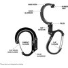 210012-907 Aid カラビナ型フック ヒーロークリップ スモール GearAid(ギアエイド) 75456398