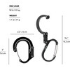 210012-907 Aid カラビナ型フック ヒーロークリップ スモール GearAid(ギアエイド) 75456398