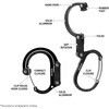210013-906 Aid カラビナ型フック ヒーロークリップ ミディアム GearAid(ギアエイド) 75456450