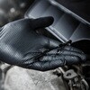 TGNN18DBKLL 使い捨てニトリル手袋 ワーカーズグローブ すべり止め付き極厚 TRUSCO 75459645