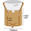 TFCB0021P JIS準拠フレコンバッグ TRUSCO 75460720