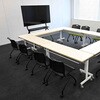 CKNC-C59(BK/BK) ミーティングチェア キャスター付き ネスティング YAMAZEN(山善) 75461097