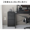 100-CUBEH9BK 収納ボックス キューブ型 サンワダイレクト 75461919