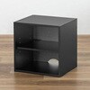 100-CUBEF1BK 収納ボックス キューブ型 サンワダイレクト 75461998