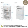 100-CUBEG11BK 収納ボックス キューブ型 開閉蓋付 サンワダイレクト 75462016