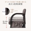 150-SNCH70DBR チェア 座椅子 サンワダイレクト 75462138