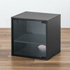 100-CUBEF3BK 収納ボックス キューブ型 サンワダイレクト 75462190