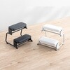 100-FR037W フットレスト 3WAY サンワダイレクト 75462235