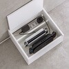100-CUBEF5W 収納ボックス キューブ型 開閉蓋付小型 サンワダイレクト 75462251