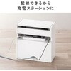100-CUBEH10W 収納ボックス キューブ型 開閉蓋付小型 サンワダイレクト 75462269