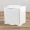 100-CUBEF2W 収納ボックス キューブ型 サンワダイレクト 75462296