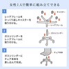 100-SNC027GY チェア サンワダイレクト 75462357