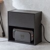 100-CUBEH10BK 収納ボックス キューブ型 開閉蓋付小型 サンワダイレクト 75462366