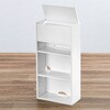 100-CUBEG11W 収納ボックス キューブ型 開閉蓋付 サンワダイレクト 75462375