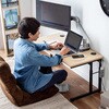100-DESKL020LMN デスク ロータイプ 高さ可変 サンワダイレクト 75462479